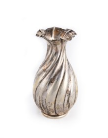 Silver vase, Italy, 20th century