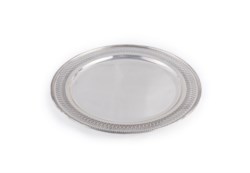 R. Miracoli & F., silver tray, Italy, 20th century