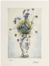 Fiori nel vaso orientale