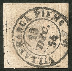 Antichi Stati Italiani - Sardegna - 1853 - 40 cent rosa chiaro (6)