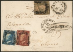 Antichi Stati Italiani - Sicilia - Lettera tricolore