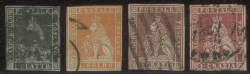 Antichi Stati Italiani - Toscana - 1851/1852 - Lotto di 9 valori