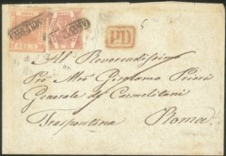 Antichi Stati Italiani - Napoli - Lettera in PD da Napoli 3 NOV.1858