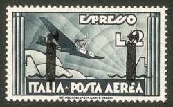 RSI - Verona - 1944 - 2 lire Espresso Aereo (P16)
