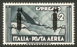 RSI - Verona - 1944 - 2 lire Espresso Aereo (P16)
