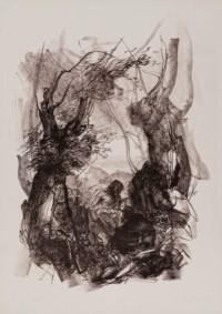 Senza titolo (Figura nel bosco)