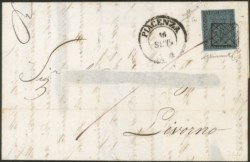 Antichi Stati Italiani - Parma - 40 cent azzurro chiaro (5a)