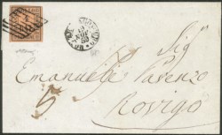 Antichi Stati Italiani - Romagne - Esemplare ottimamente marginato del 4 bai fulvo (5)