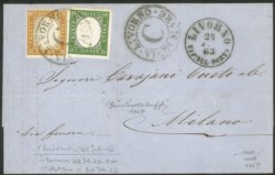 Antichi Stati Italiani - Sardegna - Livorno Via di Mare C