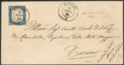 Antichi Stati Italiani - Sardegna - Annullamenti - Bobbio (P.ti 3)