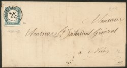 Antichi Stati Italiani - Sardegna - Annullamenti - Guillaumes (Nizza - P.ti 11)