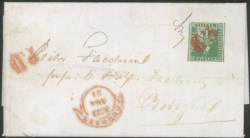 Antichi Stati Italiani - Toscana - Esemplare ottimamente marginato del 4 crazie verde su grigio (6)