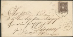 Antichi Stati Italiani - Toscana - Annullamenti - Governo Provvisorio - Torrita (doppio cerchio grande P.ti 12)