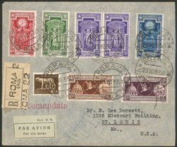 Regno - Vittorio Emanuele III - Aerogramma raccomandato