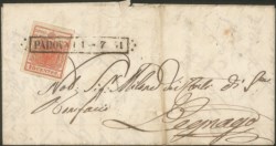 Antichi Stati Italiani - Lombardo Veneto - Annullamenti  - Padova (R51 - P.ti 7)