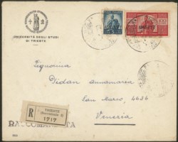 Trieste  - Trieste AMG FTT - Democratica 100 lire + 5 lire (59 + 67)