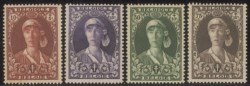 Europa e Oltremare - Belgio - 1931 - Pro Opere Antitubercolari Effigie della Regina Elisabetta (326/332)