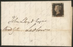 Europa e Oltremare - Gran Bretagna - Penny black - 1 penny nero (1)