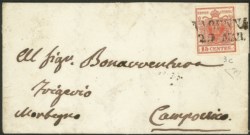 Antichi Stati Italiani - Lombardo Veneto - Annullamenti  - Varenna (stampatello dritto - P.ti 13)