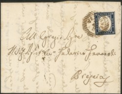 Antichi Stati Italiani - Lombardo Veneto - Annullamenti  - Vastone (linee orizzontali - P.ti 7)