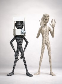 Lotto unico di due sculture