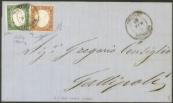 Regno - Vittorio Emanuele II - Mista Sardegna/Regno - 5 cent verde (13Ea)