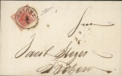 Antichi Stati Italiani - Lombardo Veneto - Territori italiani d'Austria - 3 kreuzer (3a - carta a coste verticali)