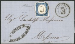 Regno - Vittorio Emanuele II - Esemplare del 15 cent azzurro (11)