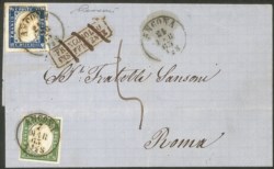 Regno - Vittorio Emanuele II - Mista Sardegna/Regno - 15 cent azzurro (11)