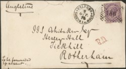 Regno - Vittorio Emanuele II - Busta affrancata con 60 cent V. Emanuele II lilla intenso violaceo (T21b)