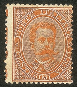 Regno - Umberto I - 1879 - 20 cent (39 varietà ha)