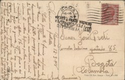 Regno - Vittorio Emanuele III - Cartolina affrancata con 10 cent Leoni (82)