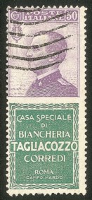 Regno - Francobolli pubblicitari - 1924/1925 - 50 cent Tagliacozzo (17)