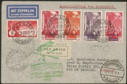 Colonie - Cirenaica - VI Volo in Sud America (Longhi 137) - corriere della Cirenaica