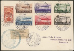 Colonie - Cirenaica - Serie completa Crociera Zeppelin (12/17)
