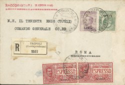 Colonie - Libia - Soprastampati (3 + 9 + Espressi 1 + 1)