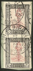 Colonie - Libia - 1924 - 10 cent Pittorica (47k)