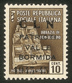 C.L.N. - Valle Bormida - 1945 - Non Emesso - 10 cent (8)