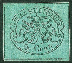 Antichi Stati Italiani - Stato pontificio - 1867 - 5 cent (16)