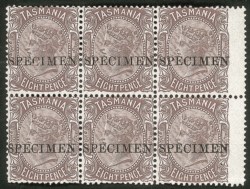 Europa e Oltremare - Australia - Tasmania - 1878 - Specimen - 8 pence (32)