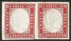 Antichi Stati Italiani - Sardegna - 1861 - 40 cent (16D)
