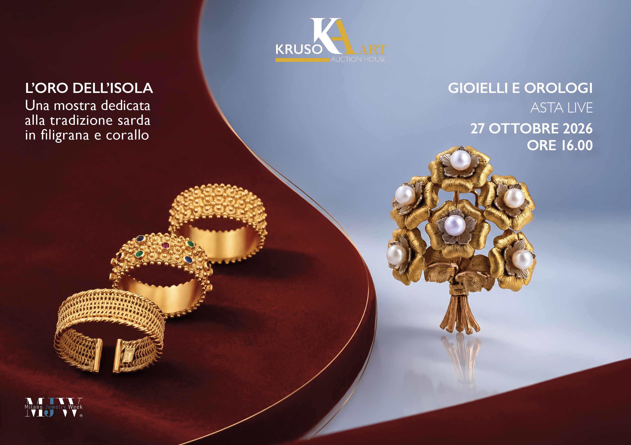 KRUSO ART & MILANO JEWELRY WEEK 2026