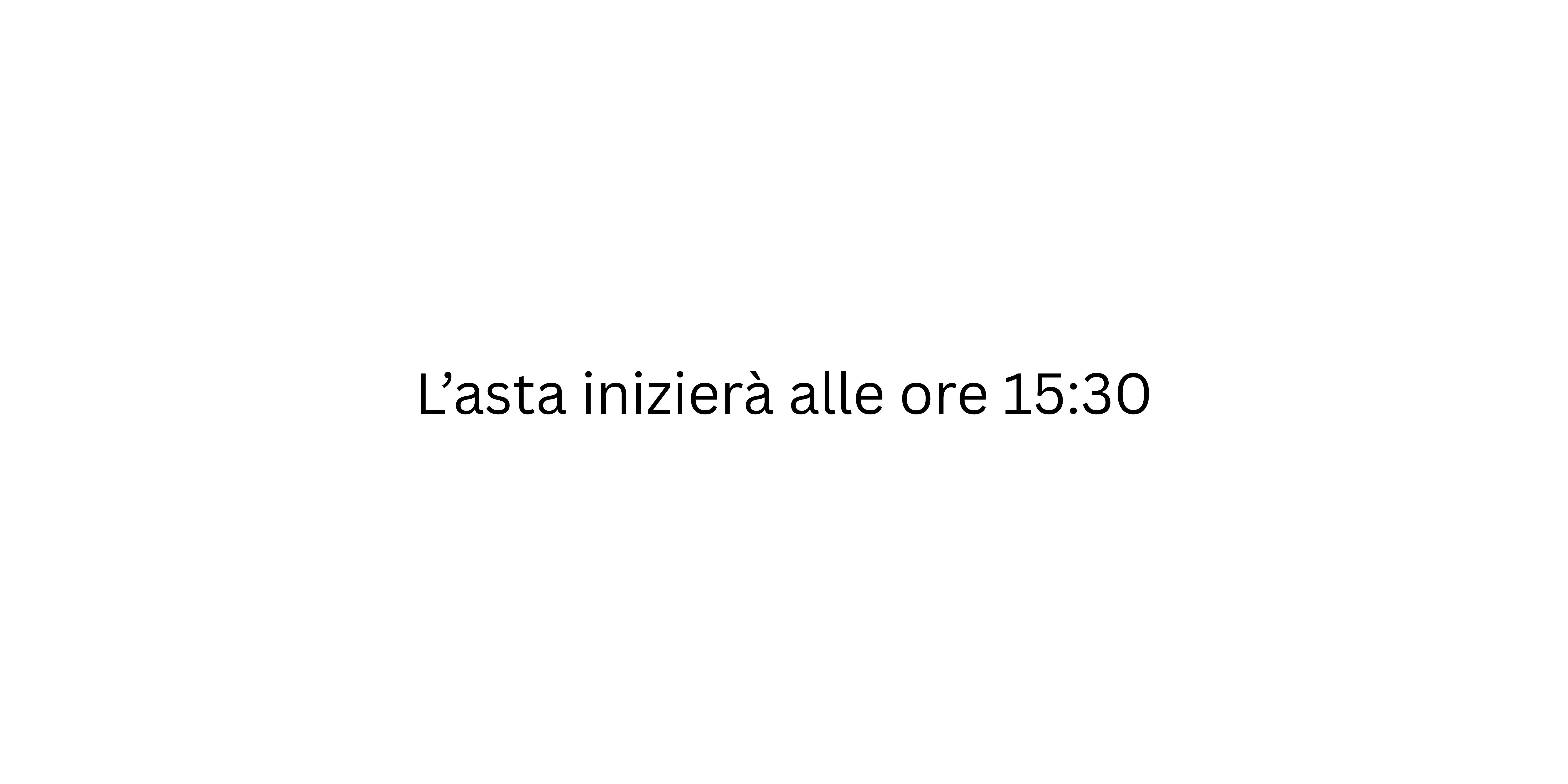 Filatelia - A causa di un problema l'inizio è ritardato alle ore 15:30